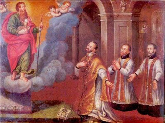Saint Paul inspire saint Antoine-Marie Zaccaria et ses Compagnons,le Vénérable Barthélemy Ferrari et le Vénérable Jacques-Antoine Morigia.
