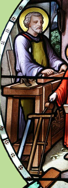 Saint Joseph modle et protecteur cleste des ouvriers et artisans.