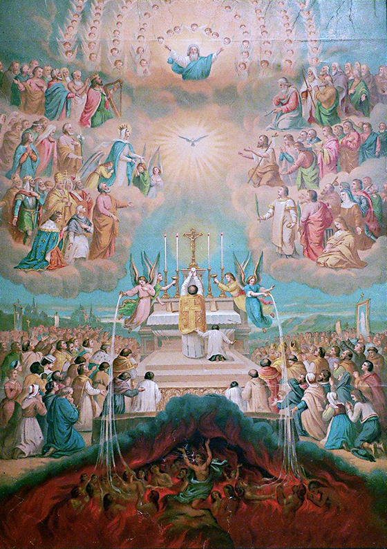 LA COMMUNION DES SAINTS La Messe  le Sacrifice de Jsus sur la Croix  centre de l