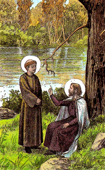 Saint Delphin et le catéchumène saint Paulin de Nole.